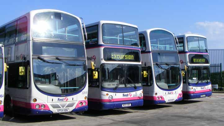 First Leicester Volvo B7TL Wright Eclipse Gemini & Alexander ALX400